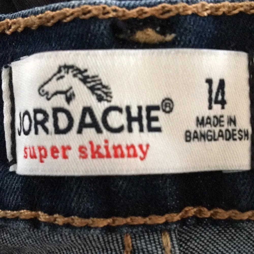 Jordache Dark Wash Girls (14) Skinny Ankle Jeans